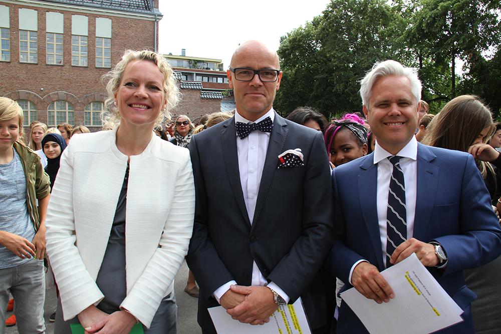 Stolt ledelse på åpningsdagen